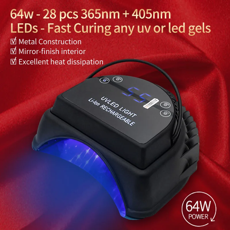 64 watt led nail lamp