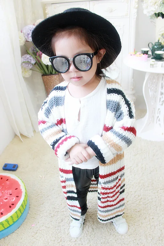 girls long cardigan
