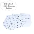 Organic Baby Bibs Burp Cloths for Baby Boys and Girls Ultra Absorbent Burping Cloth Unisex Fashion Newborn Towel preview-4