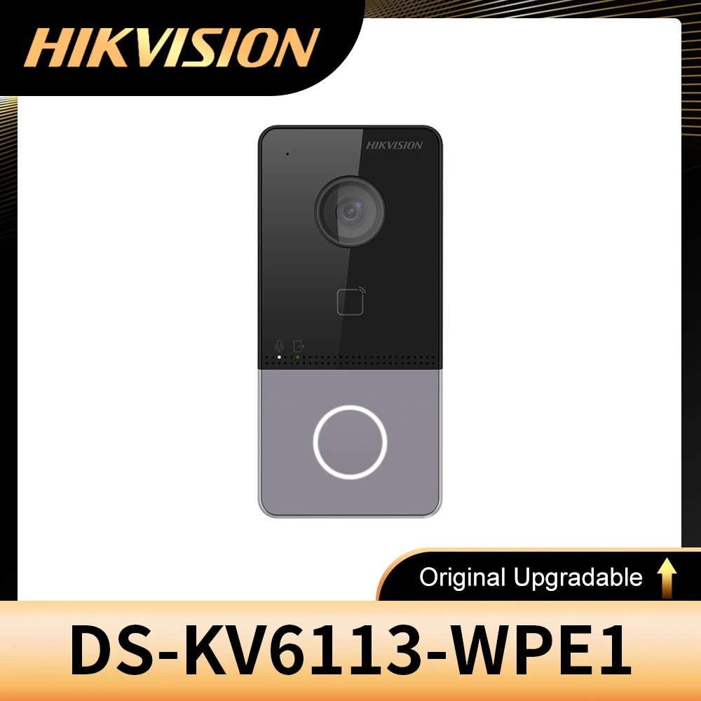 Купить Домофон | in stock HIKVISION Multi-language DS-KV6113-WPE1(B) IP ...