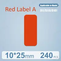 Red 10X25mm