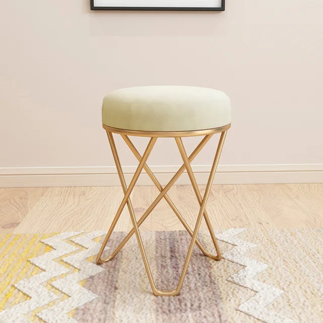 gold dressing stool