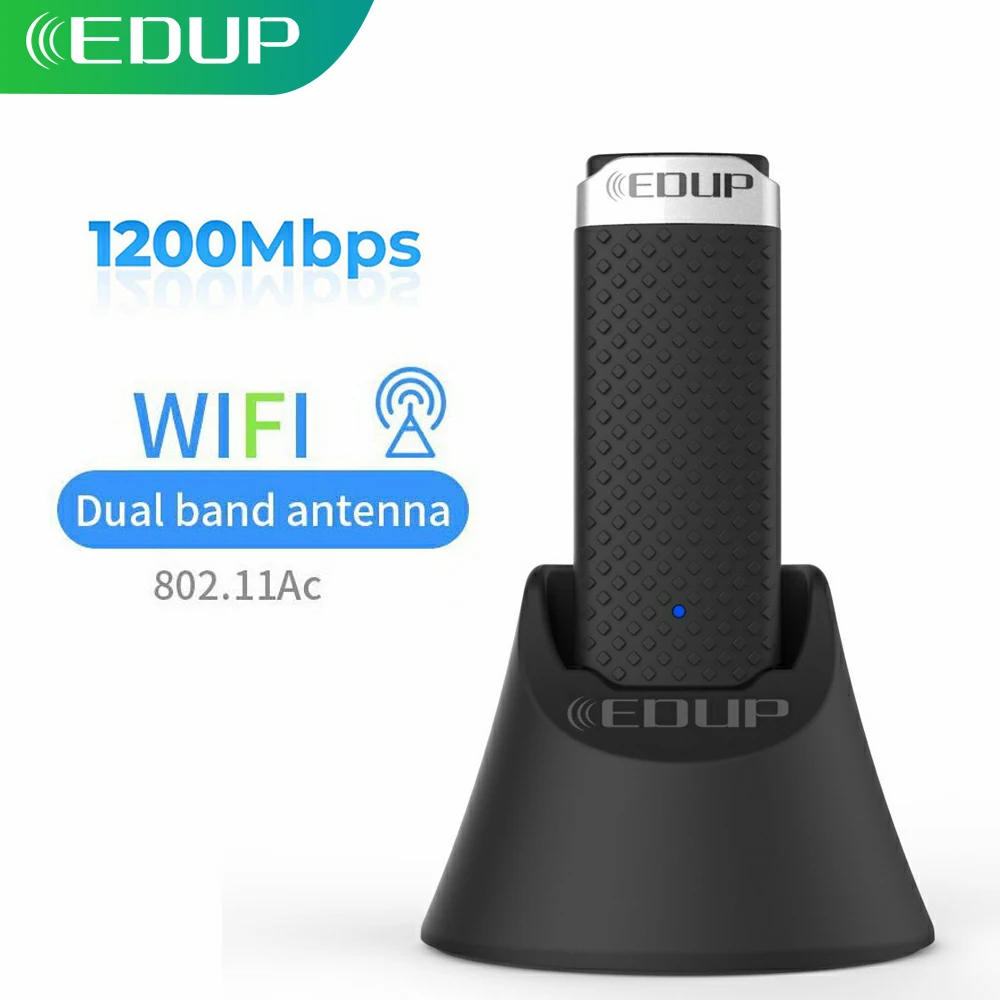 EDUP 1200Mbps USB WIFI Adapter Portable 