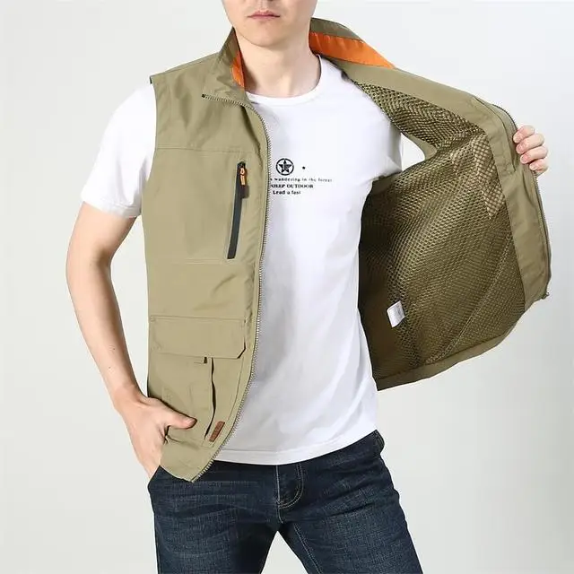 cargo sleeveless jackets