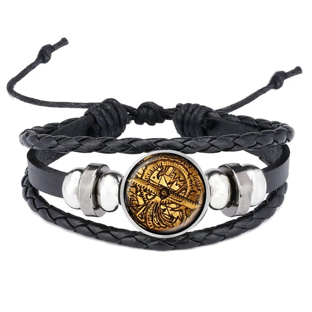 Judgment video Classification Cumpără Brățări | Cthulhu R'lyeh Sigil Leather Bracelet Inspired By H.P.  Obey The Cthulhu H.P Black Multilayers Charm Bracelets Lovecraft Jewelry