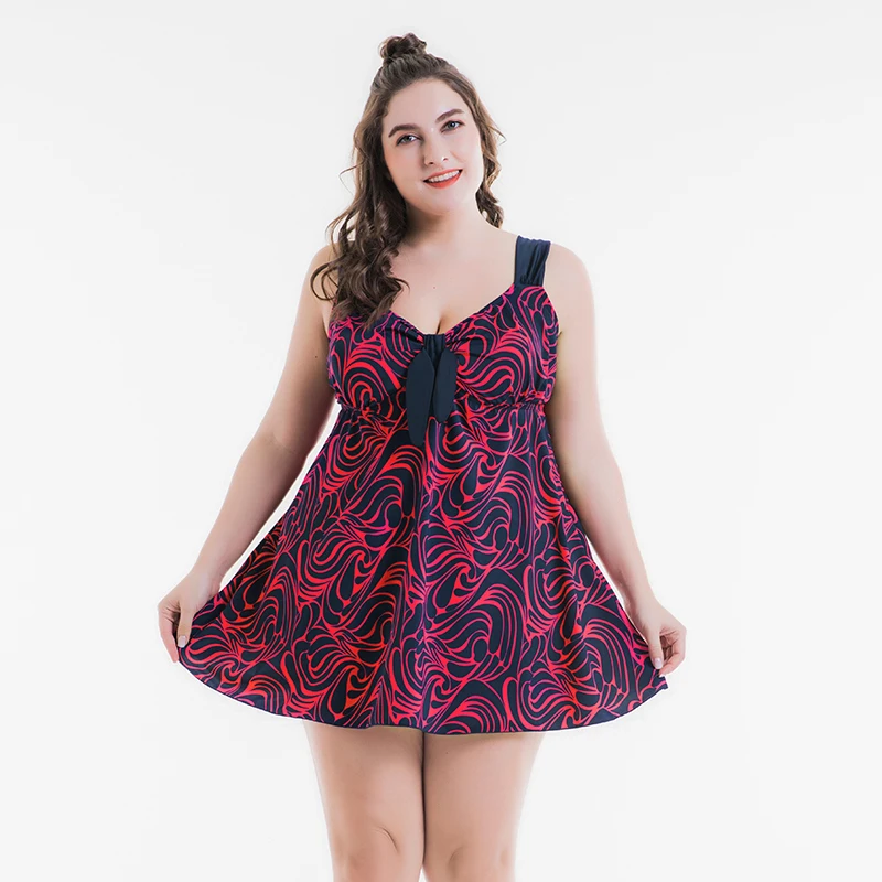 women's swim dresses plus size