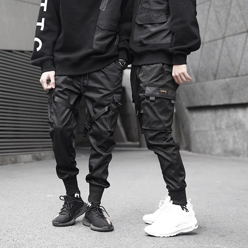 Men Joggers Pants Hip Hop Streetwear 