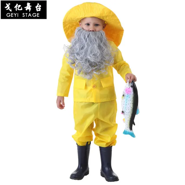 Halloween Cosplay Fishing Clothing 
