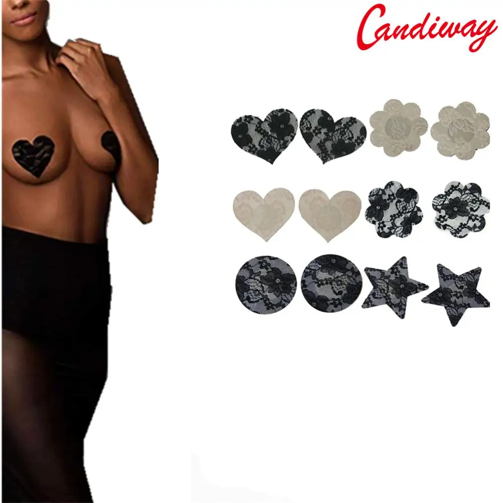 Купить Секс товары | Candiway Exotic Lace Self-Adhesive Disposable Nipple  Pasties Stickers Invisible Bra Covers Breast Sex Toys For Women