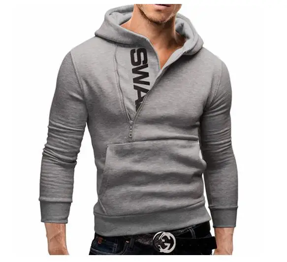 printed men's sweater hooded youth clothing