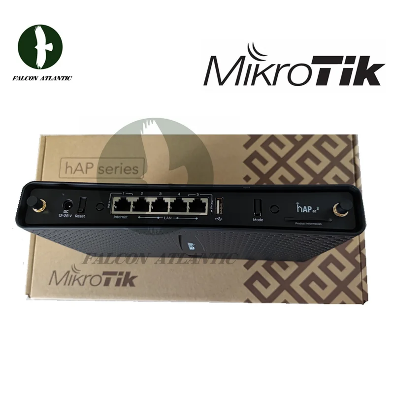 MikroTik HAP Ac³ Dual-Band Router – 5 Gigabit Ports, WiFi, International Version