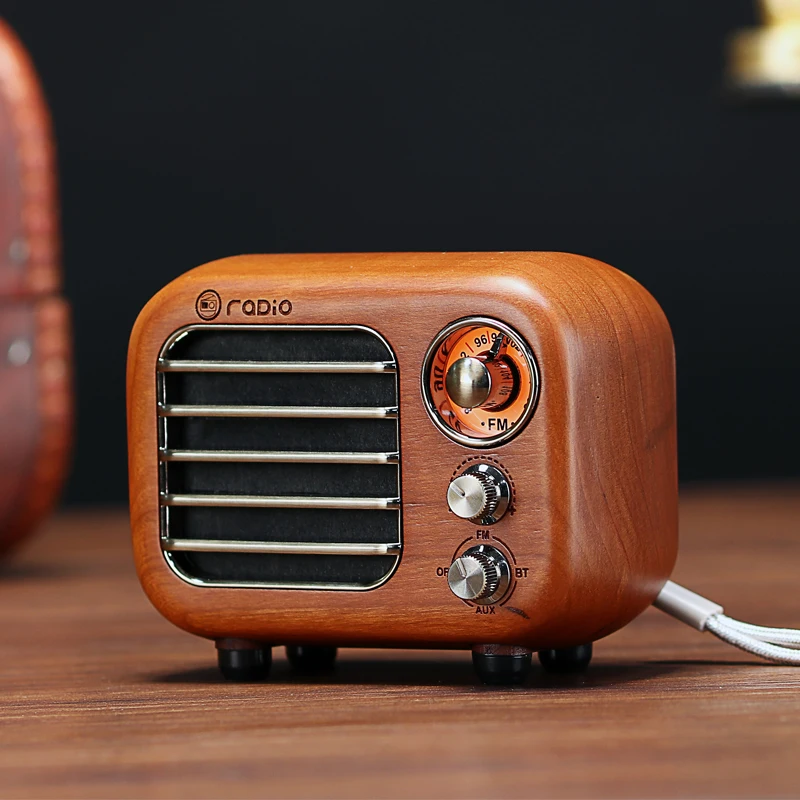 retro fm radio bluetooth speaker