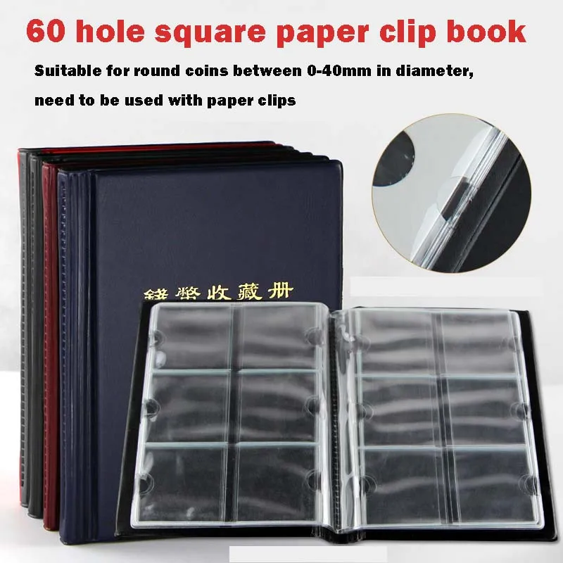 PCCB High Quality Put 120 Pieces/Coins Album For Fit Cardboard Coin Holders  Professional Coin Collection