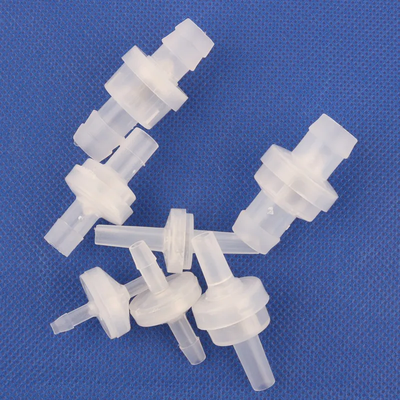 1~200pcs PP Food Grade Check Valve Aquarium Air Pump Non-Return For Fuel Gas Liquid Oil One-Way Valve-animated-img