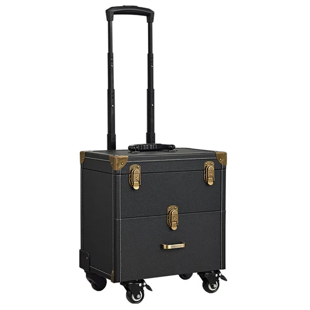 cosmetic luggage on wheels