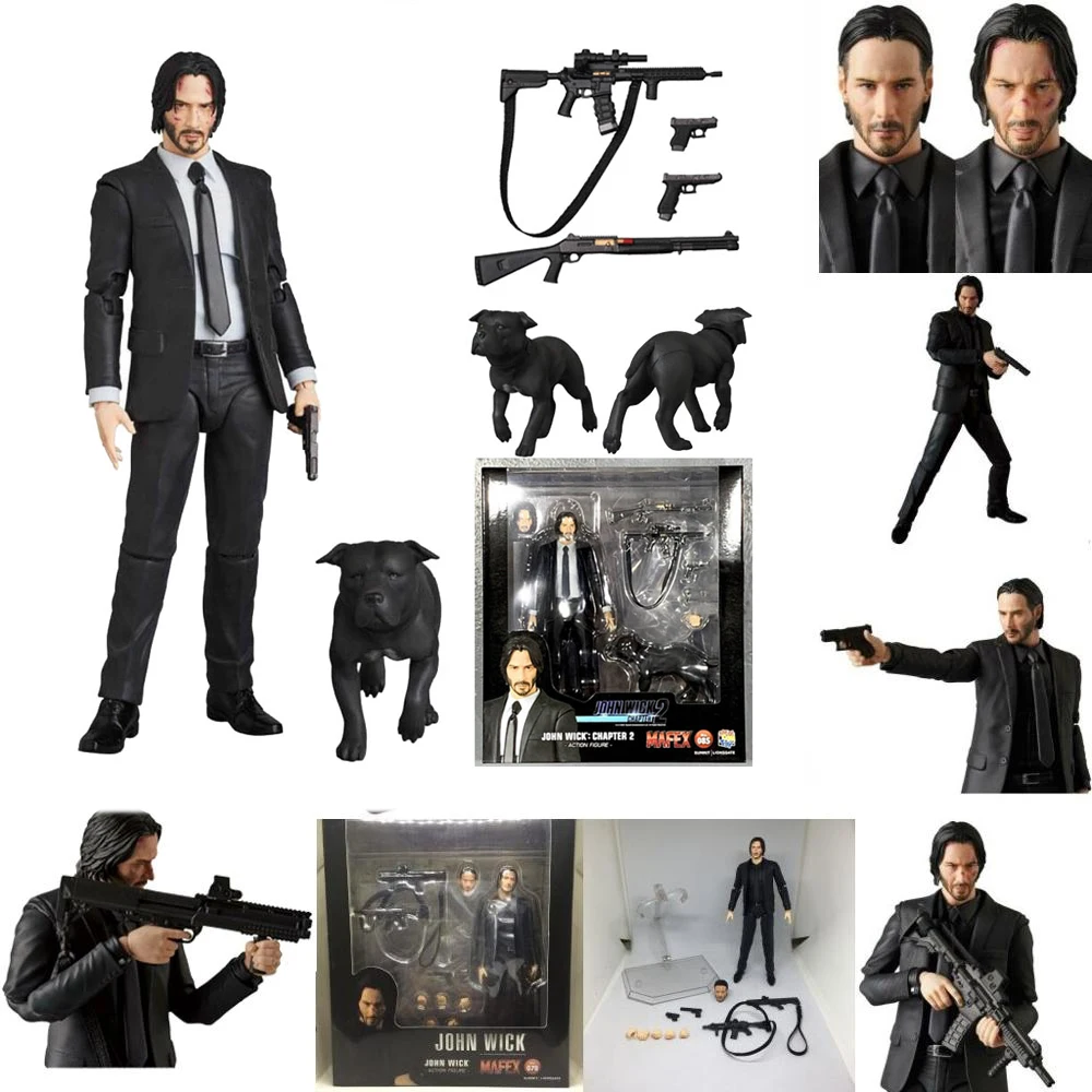 john wick action figure mafex