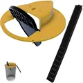 Bucket Lid Door Style Mousetrap Lethal Trap for Outdoor Indoor Multi Catch Reusable Smart Mouse Rat Trap Plastic Flip N Slide
