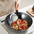 Gift Box High Quality Chinese Iron Wok Traditional Handmade Iron Pot Non-stick Pan Non-coating Induction and Gas Frying Pan preview-2