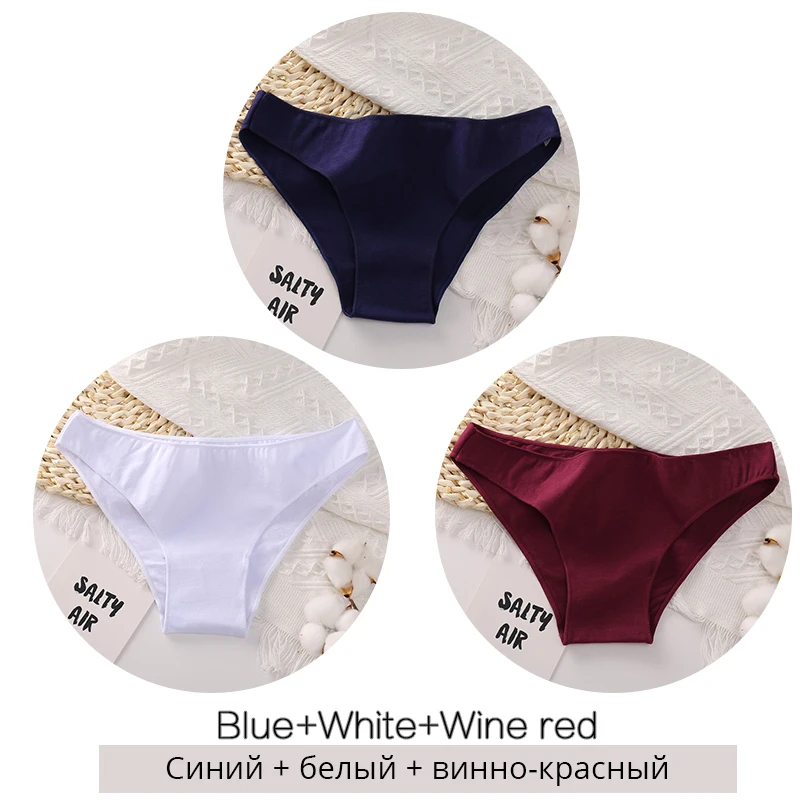 Αγορά Γυναικεία κιλότα  FINETOO M-2XL Women Cotton Underwear 3Pcs