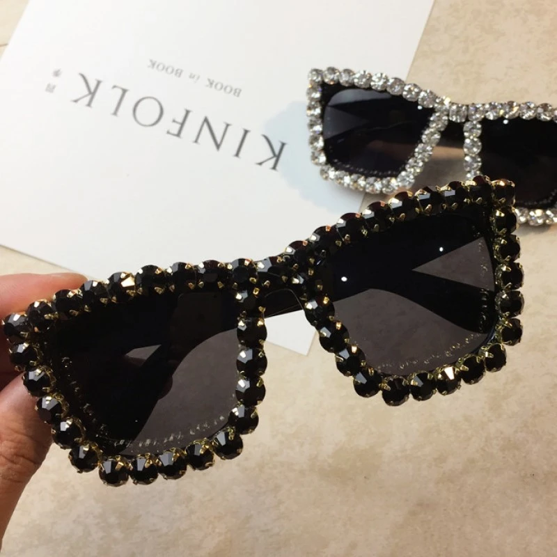 rhinestone frame sunglasses