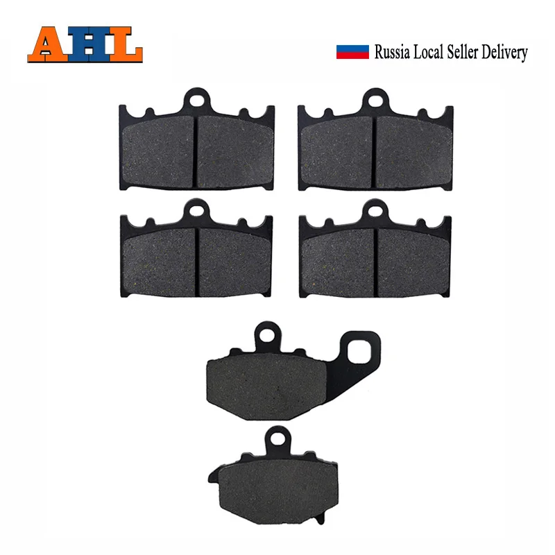 AHL Motorcycle Front and Rear Brake Pads For KAWASAKI ZZ-R 400 ZZR400 (ZX 400 N) ZR400 ZX600 ZX6R ZX9R-animated-img