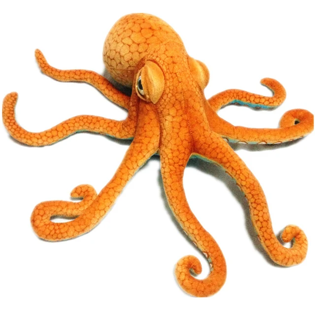 orange octopus toy