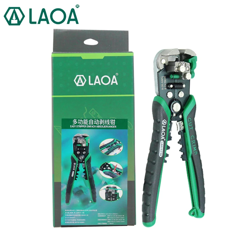 LAOA Automatic Wire Stripping Professional Alectrical Wire Stripper High Quality Wire Stripper-animated-img