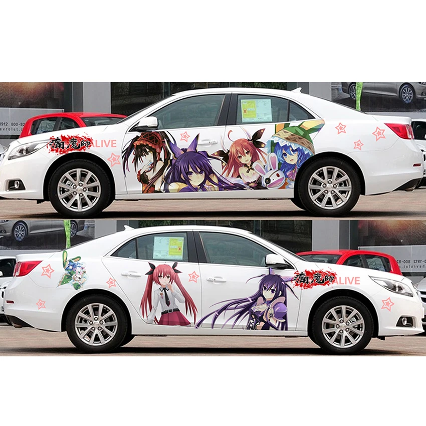 Holographic Waifu Anime Stickers for Car Bumper, Window, Laptop, Phone –  Nekodecal