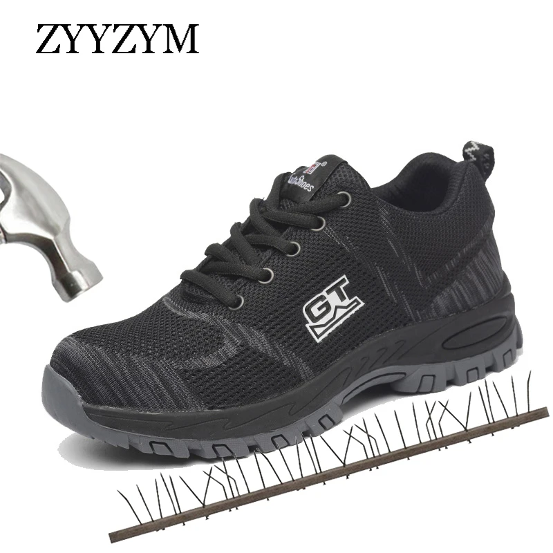 Men Work Safety Boots Plus Size Unisex 