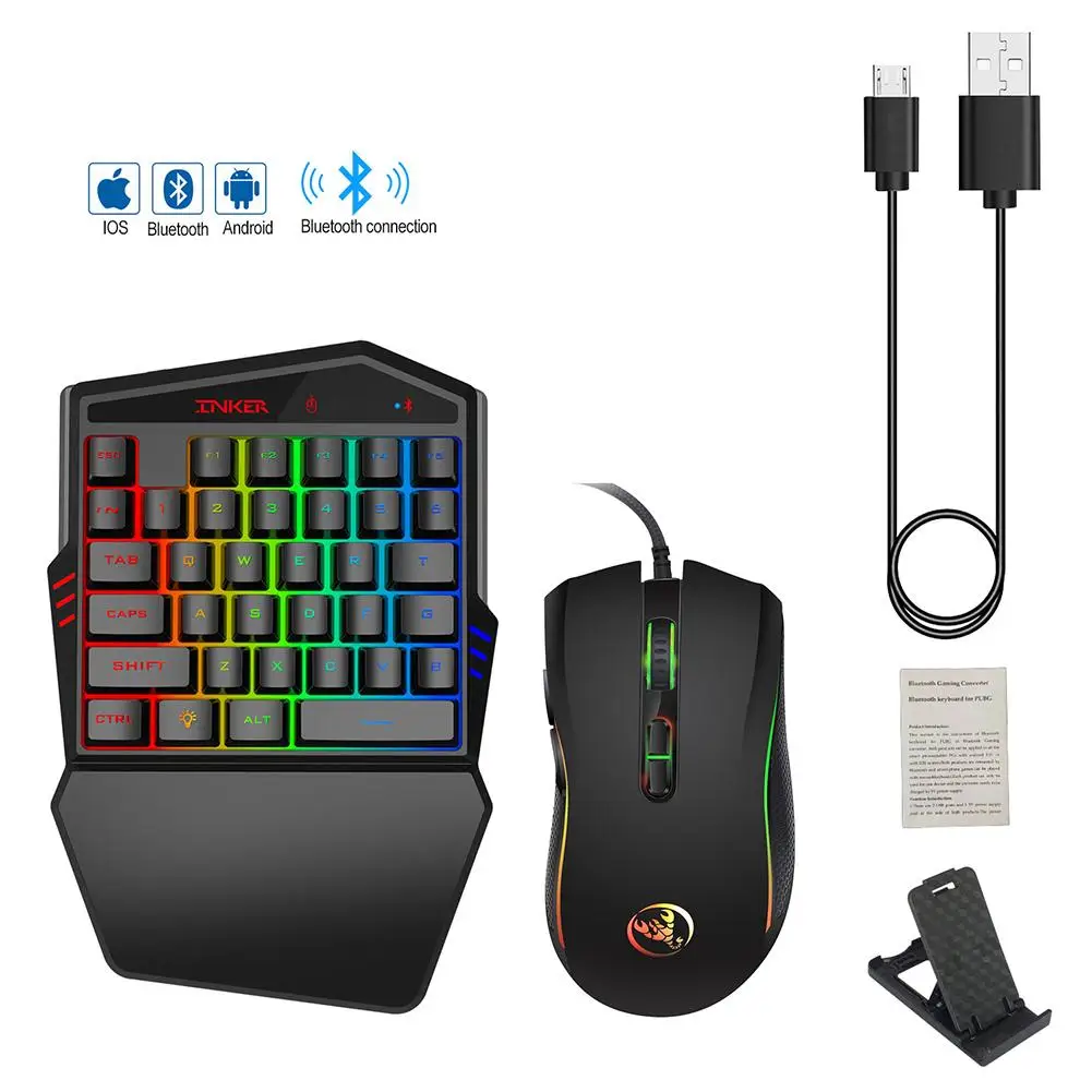 bluetooth wireless gaming keyboard and mouse