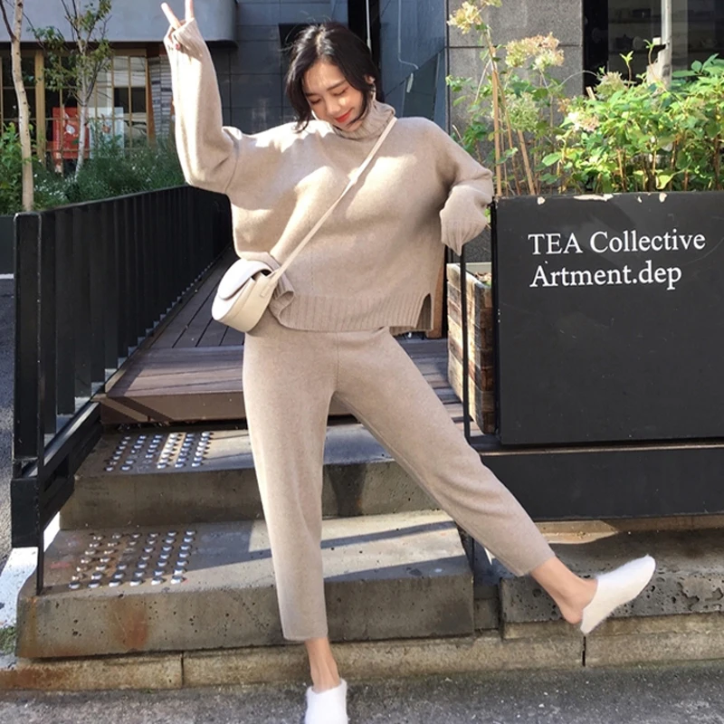 Casual Sweater Pants Knitted 