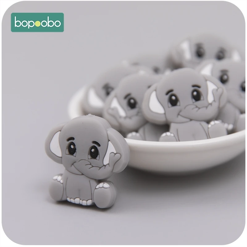 Bopoobo 15mm Silicone Beads BPA Free Food Grade Silicone DIY Crafts  Silicone 14mm Octagonal Teething Beads Baby Teethers