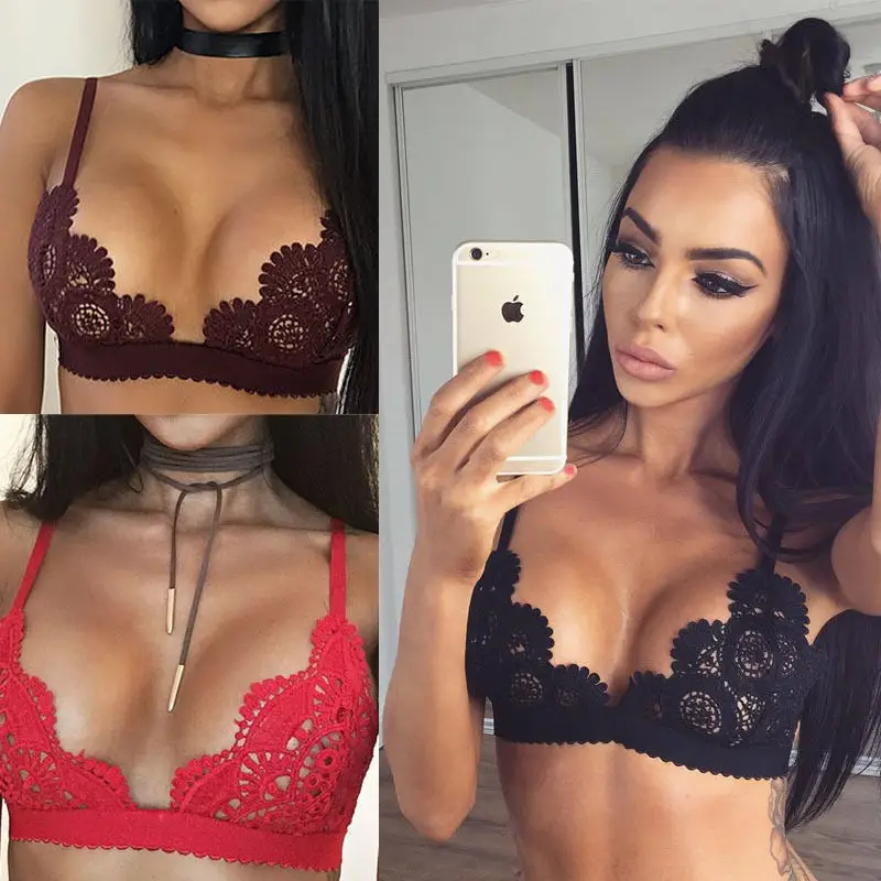 Купить Женские интимные отношения Sexy Bh Lace Bra Floral Bralette