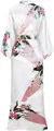 Plus Size XXXL Chinese Women Long Robe Print Flower Peacock Kimono Bathrobe Gown Bride Bridesmaid Wedding Robes Sexy Sleepwear preview-2