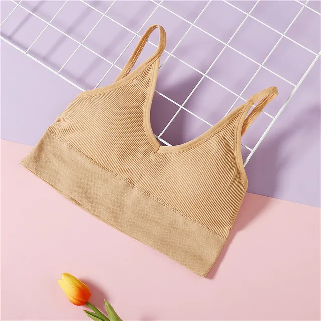 FINETOO Sexy Backless Bralette Active Bra For Women Seamless