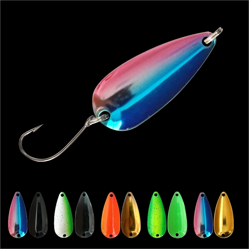 X-Fin 3.1cm 3g Bait for Trout Spoon Lure Tail Spinner Spinning