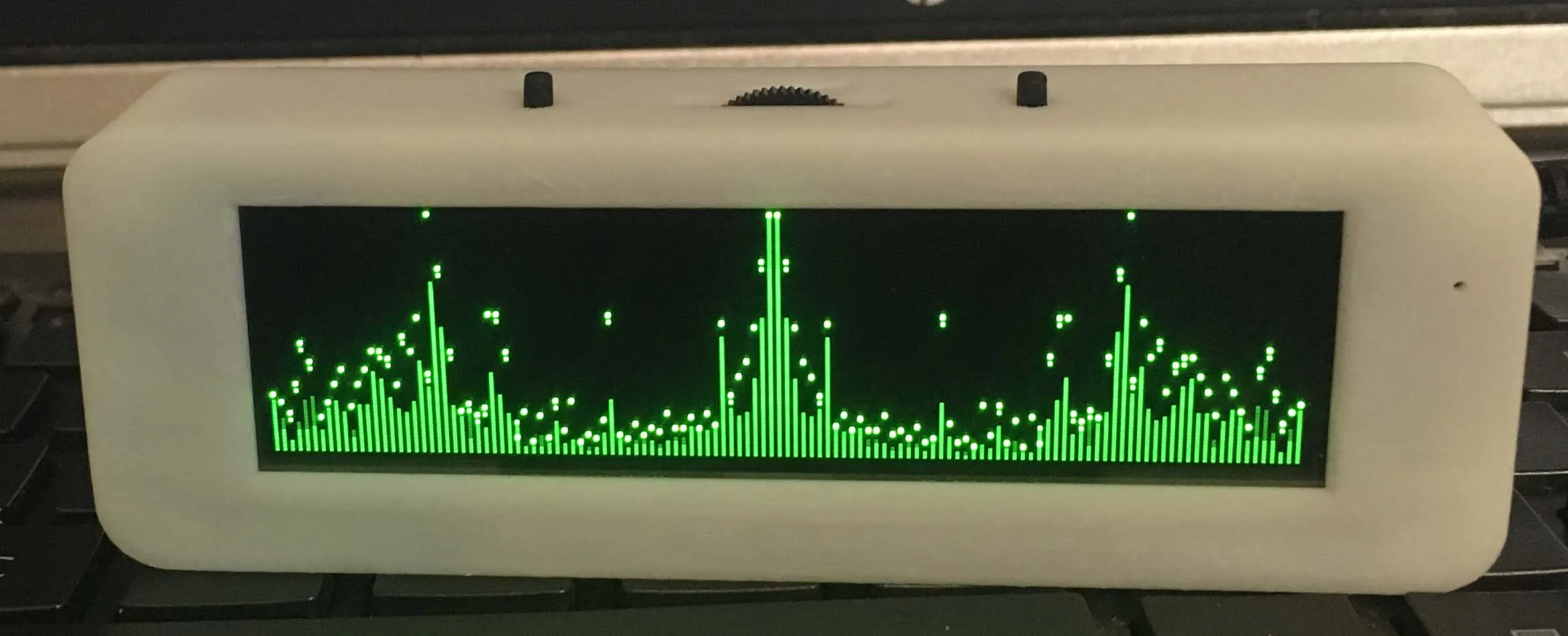 car audio spectrum analyzer display