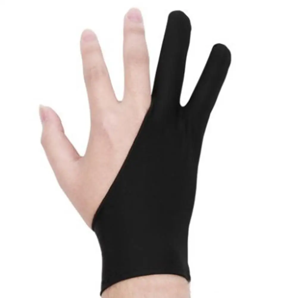 Ankndo Two Finger Anti-fouling Glove For Artist Drawing & Pen