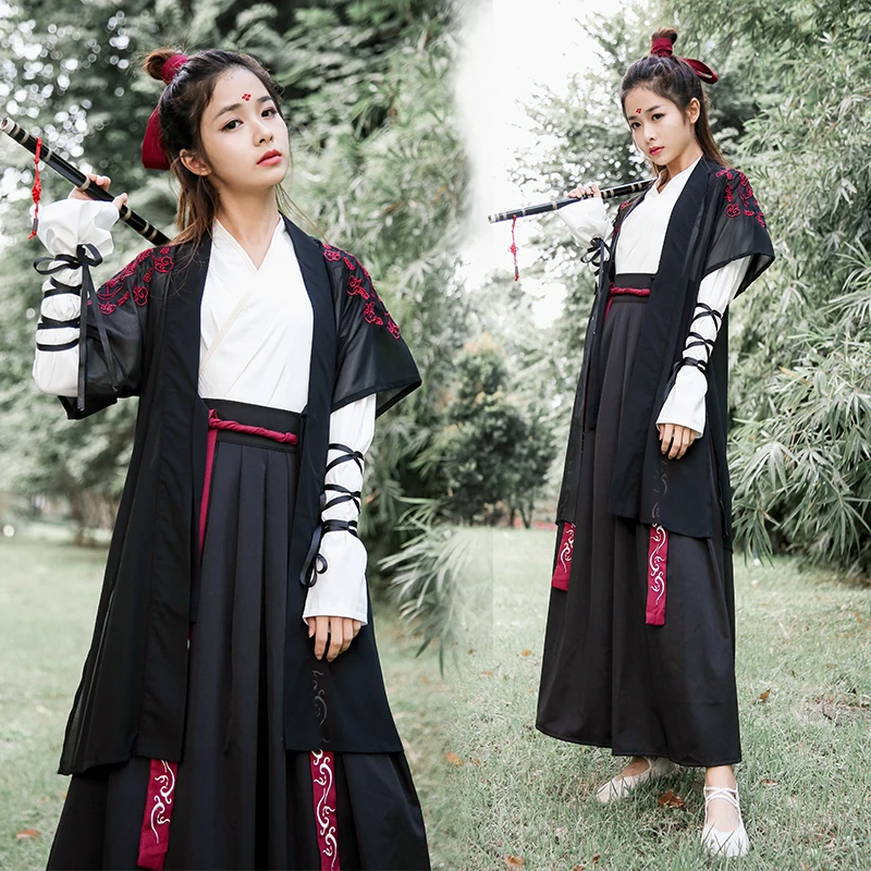 Swordsman Outfit Couple Cp Dress Cosplay Hanfu Men Chinese Ancient Traditional Outfit National 8135