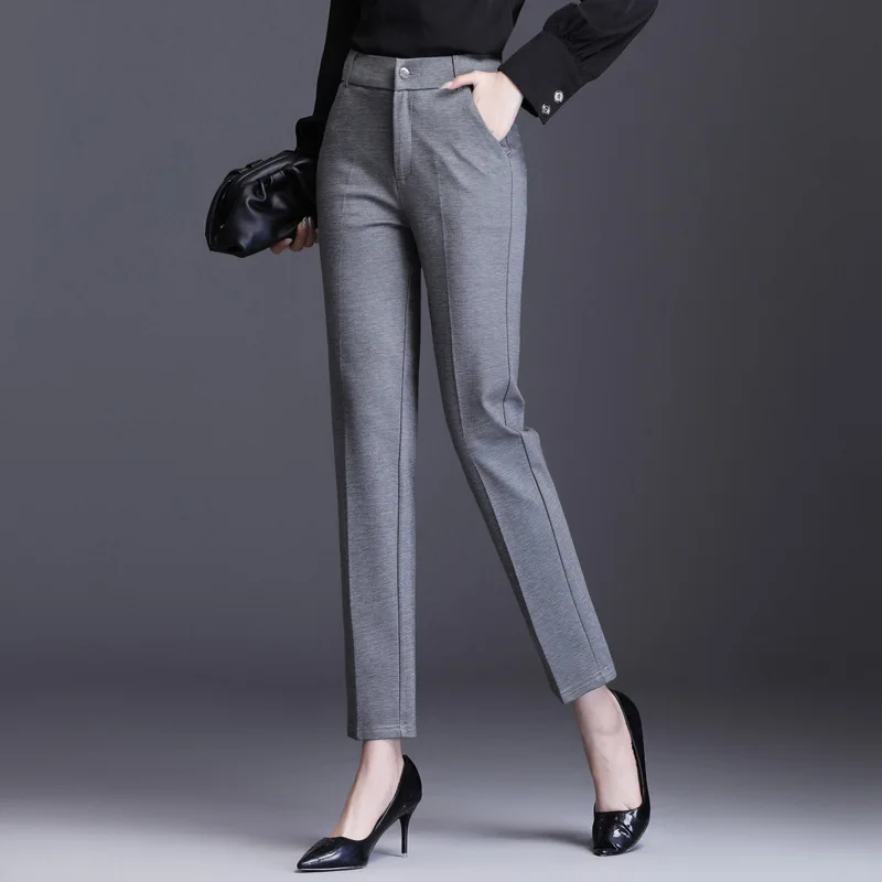 grey work pants ladies