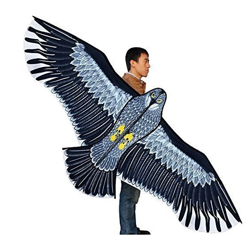 New Toys 1.8m Power  Brand  Huge Eagle Kite With String And Handle Novelty Toy Kites Eagles Large Flying-animated-img