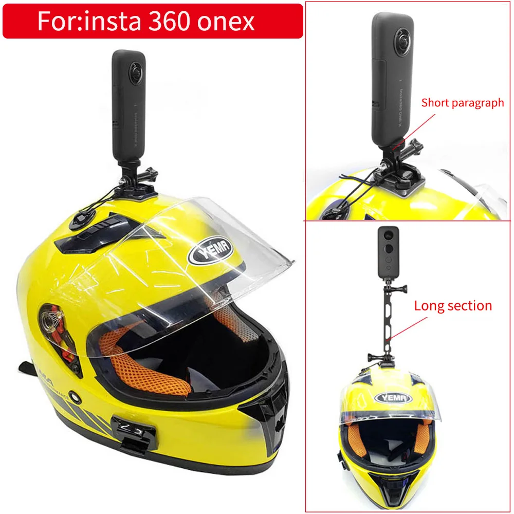 insta 360 one r helmet mount