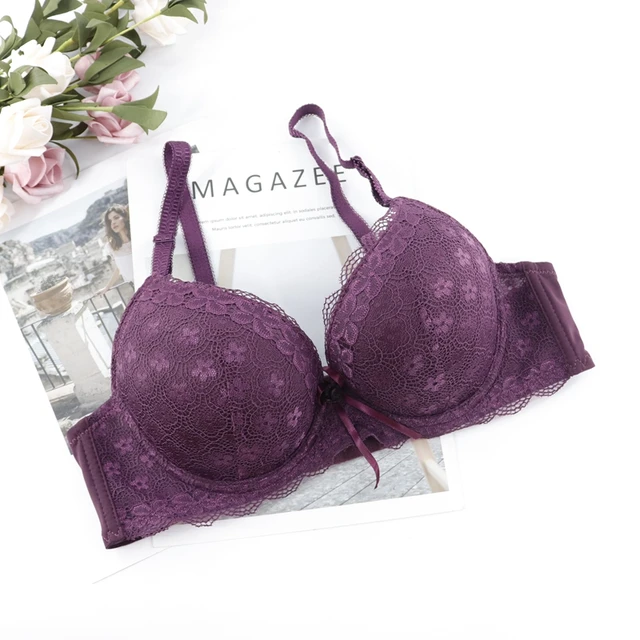 Beauwear Push Up Bra For Women Thick Padded Lace Underwear For