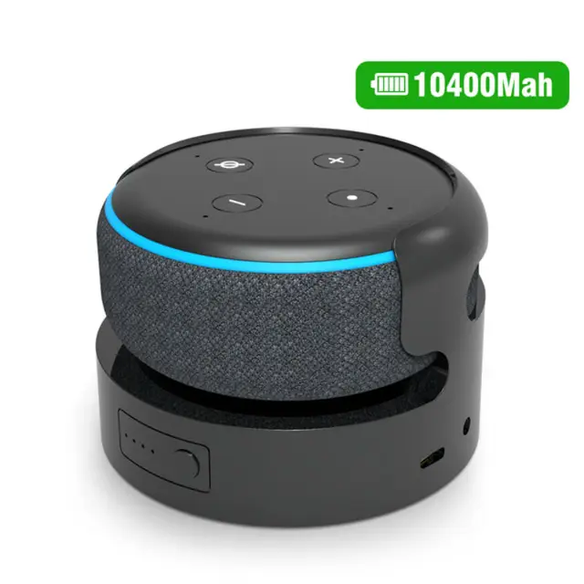 echo dot 3rd generation portable battery