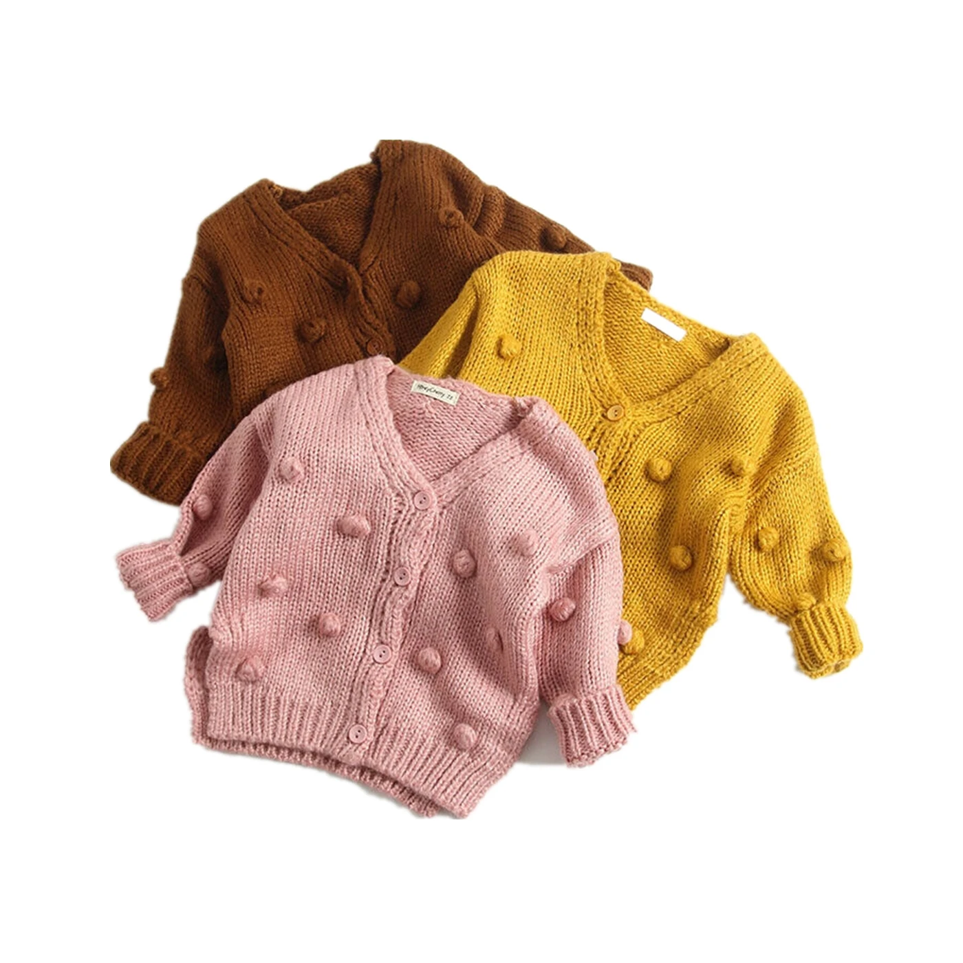 Baby Hand-made Bubble Ball Sweater 