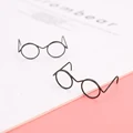 2pcs Great Collection Fashion Round Frame Lensless Retro Doll Glasses For Doll Hot Sale preview-3