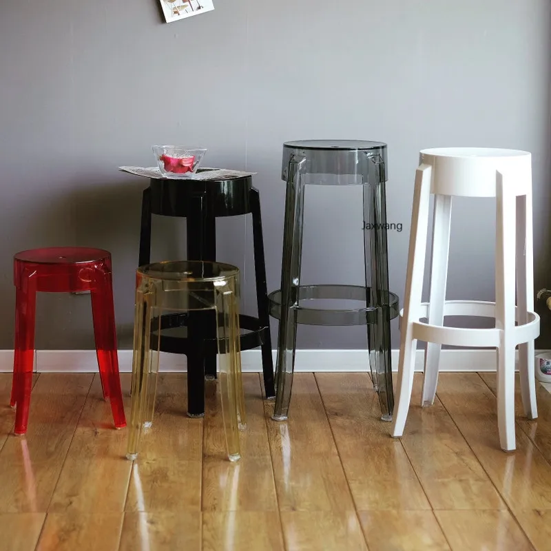 gray acrylic bar stools