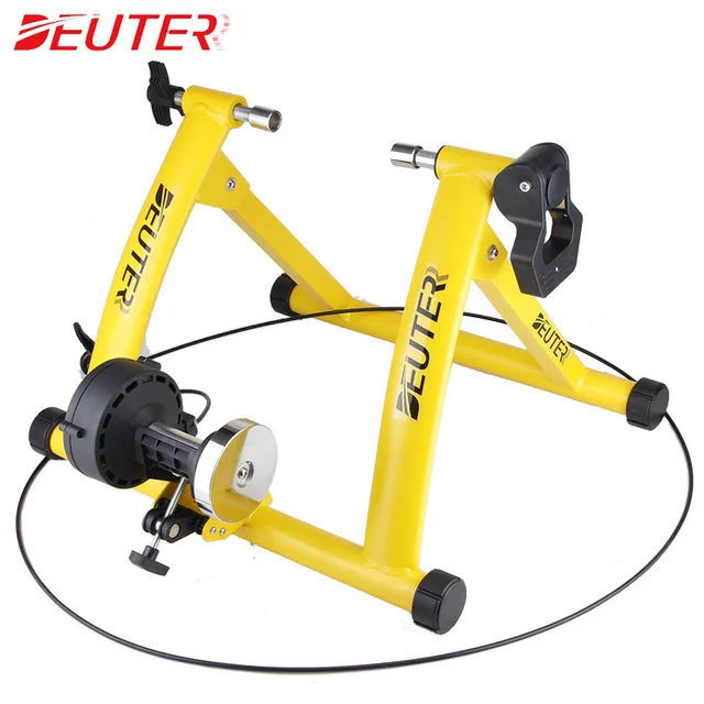 elite bike trainer yellow