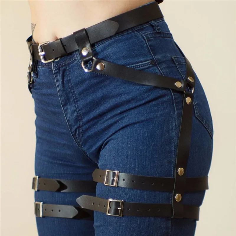 leather waist garter