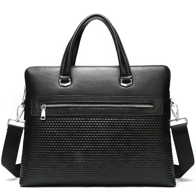 mens black tote bolsa